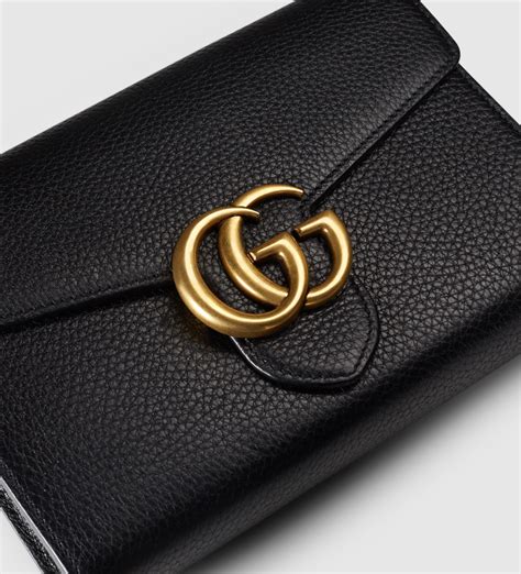 gucci gg marmont wallet on chain|Gucci Marmont mini bag wallet.